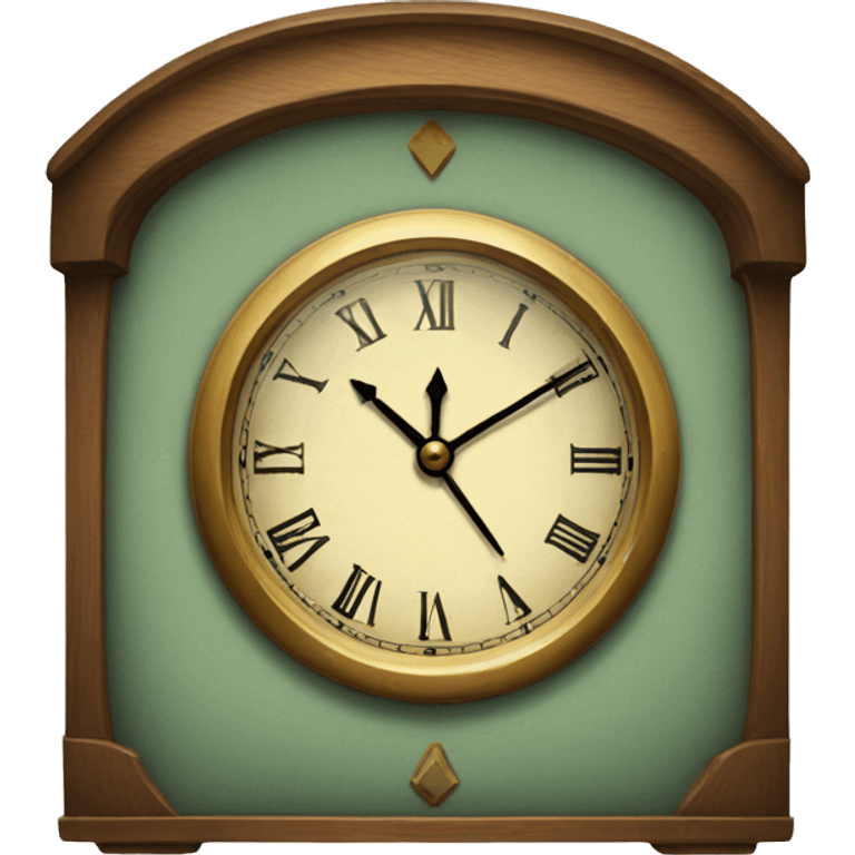 vintage clock emoji