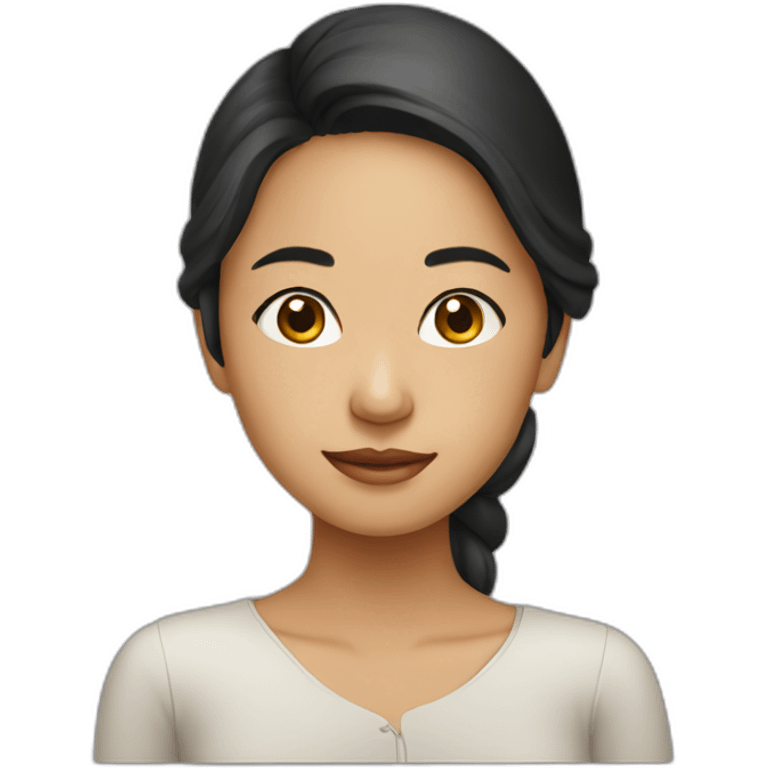 young Indonesian lady emoji