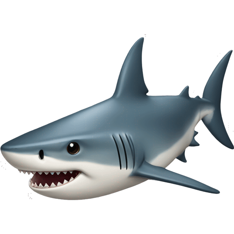 shark with teil emoji