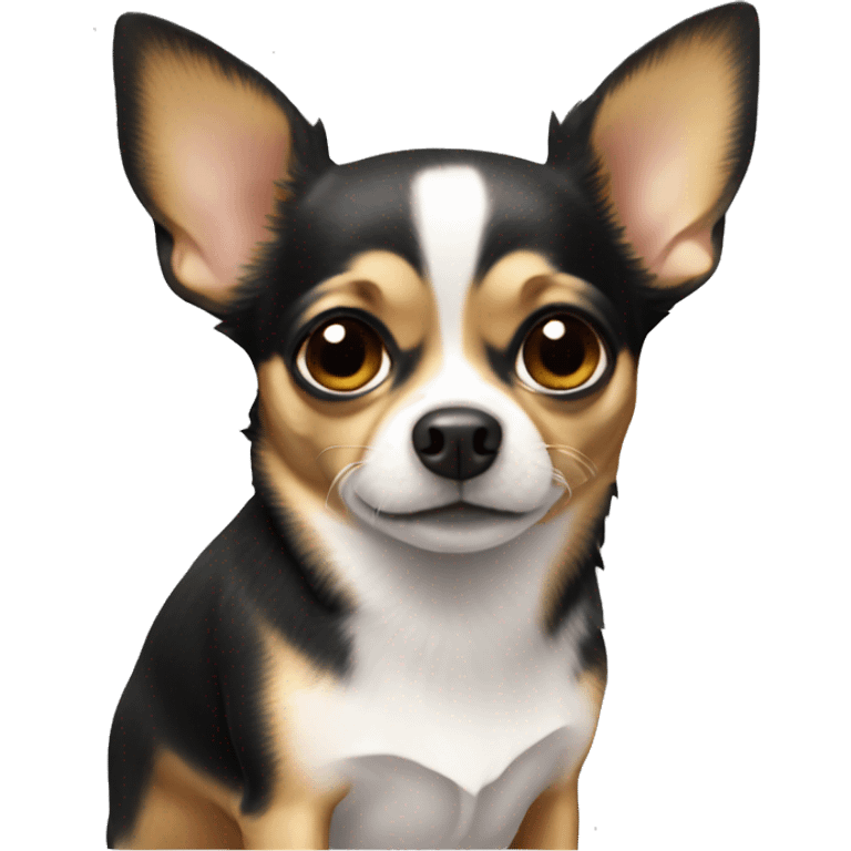 Chihuahua tricolor emoji