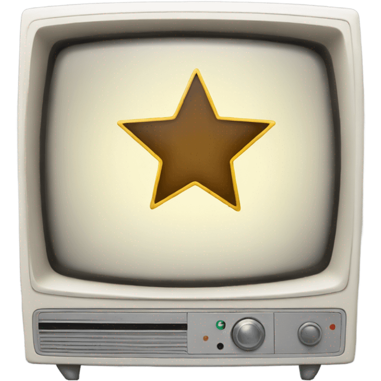 A tv with a star inside emoji