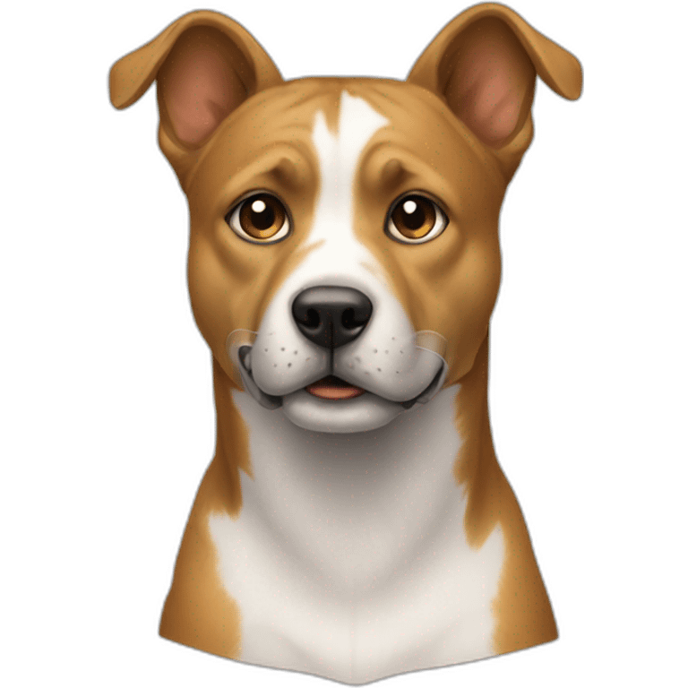 Chat sur chien emoji