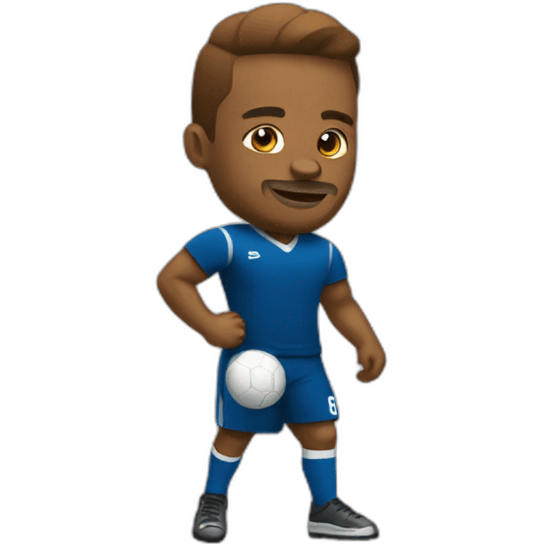 street fotball player emoji