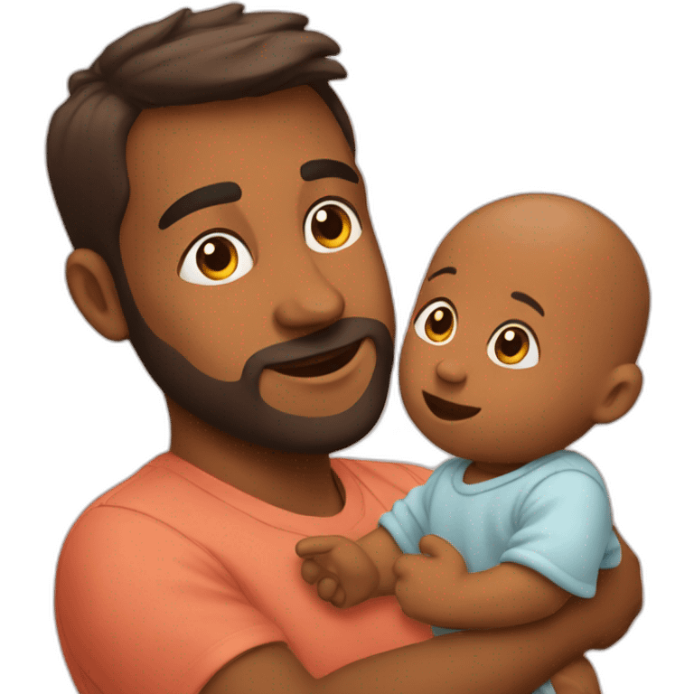 baby with father emoji