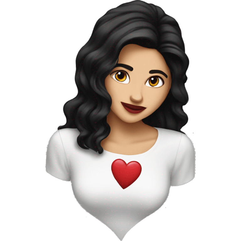 Selena in a heart emoji