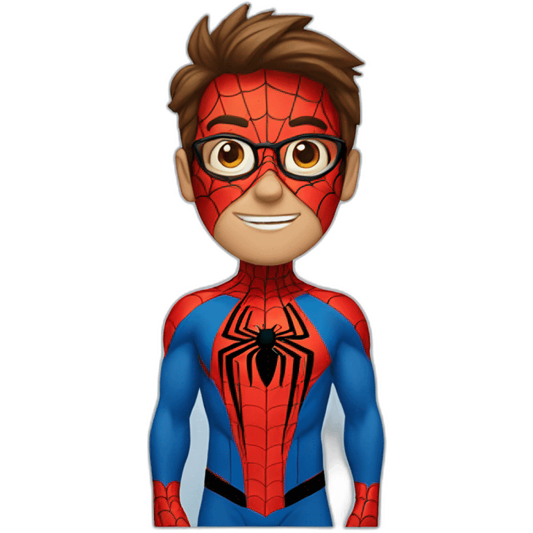 spiderman con bandera argentina emoji