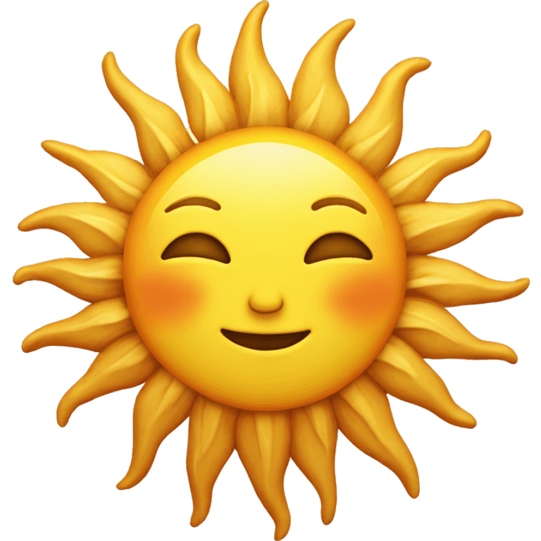 Sun emoji