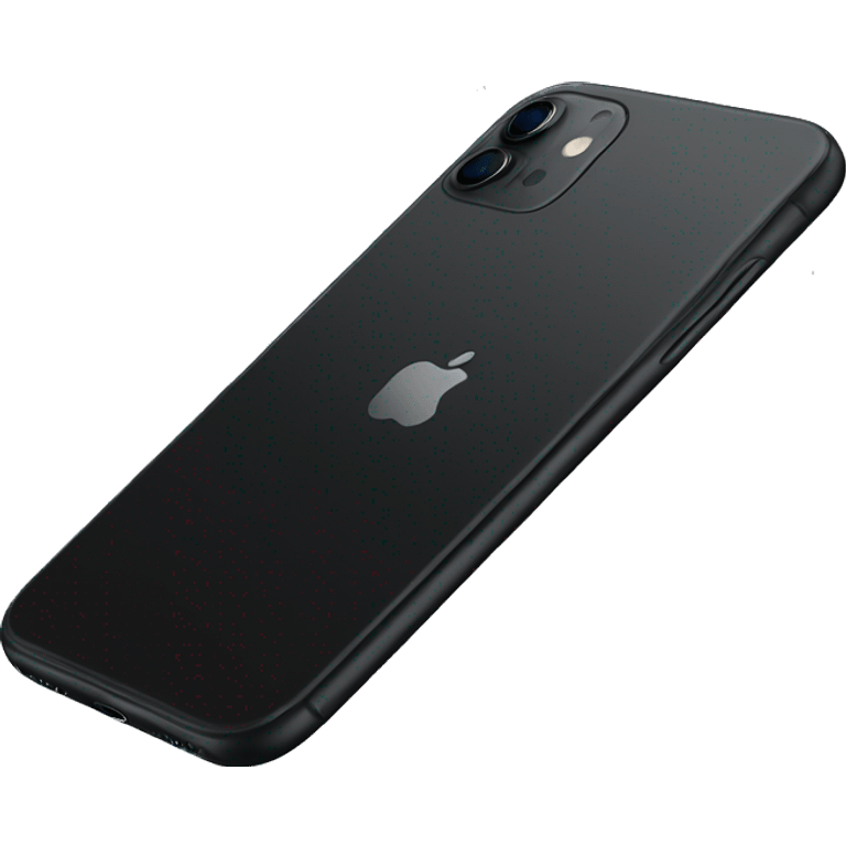 iPhone 11 black emoji