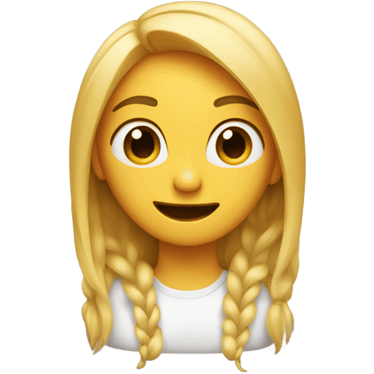 emoji with a smirk while she puts her hair behind her ear😭😭😭 emoji