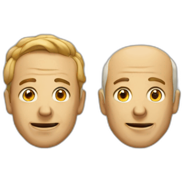 Dos manos la creación de Adán emoji