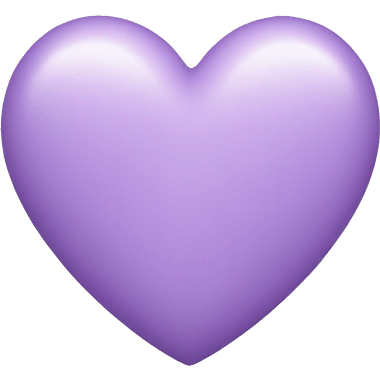 Light purple heart  emoji