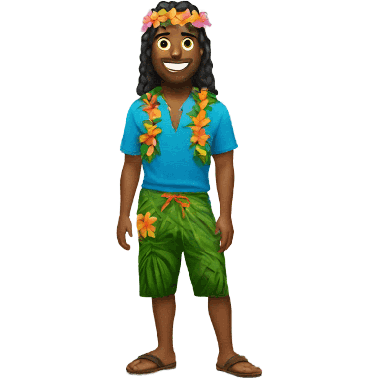 Islander aloha Friday  emoji