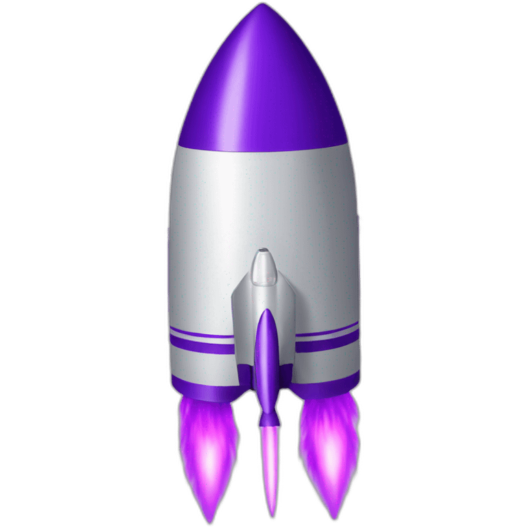 rocket purple emoji