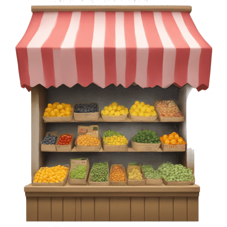 market stall emoji