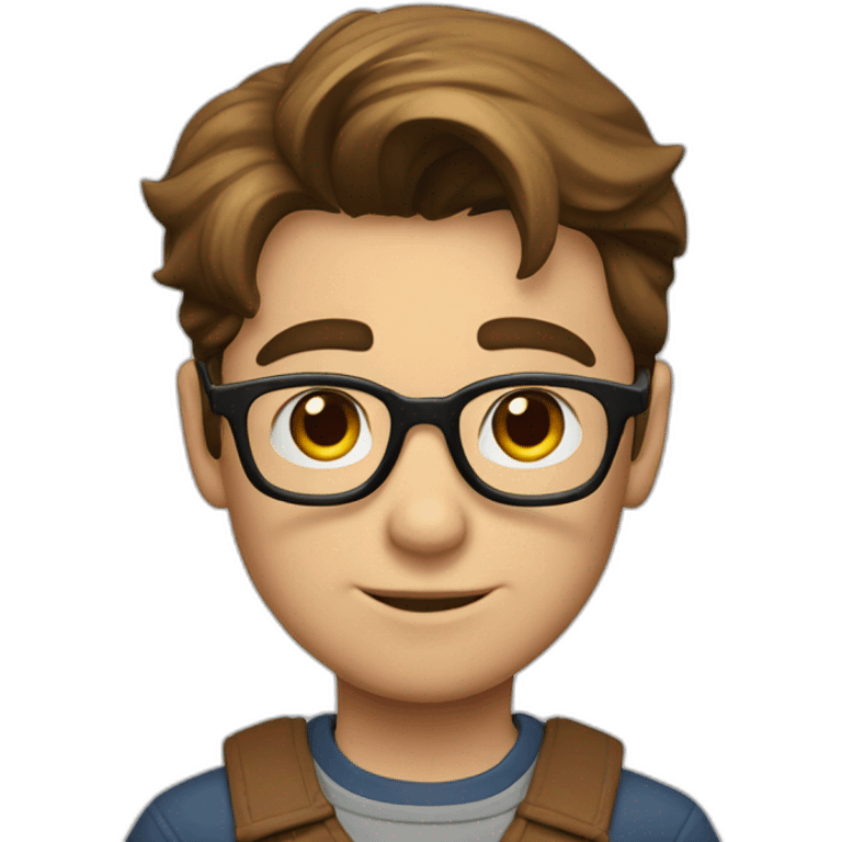 young clark kent front view emoji