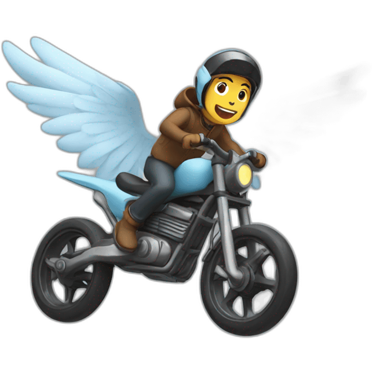 flying cycle emoji