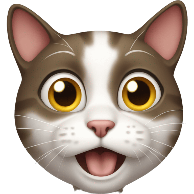 Shocked cat  emoji