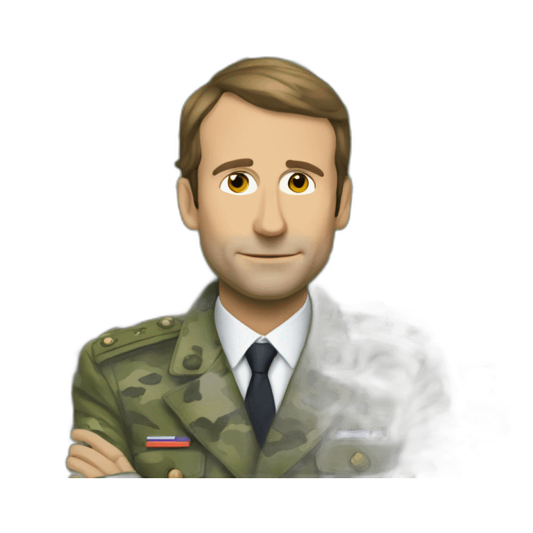 macron camouflage emoji