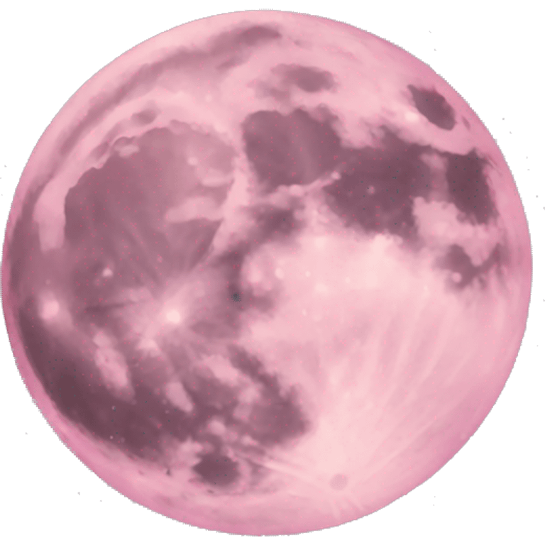 pastel pink moon emoji