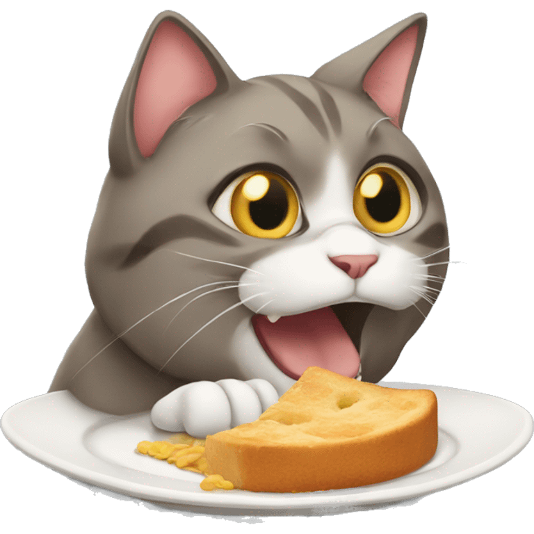 Hungry cat emoji