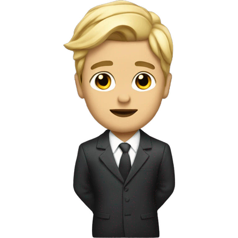 lil tjay with high top in a suit emoji