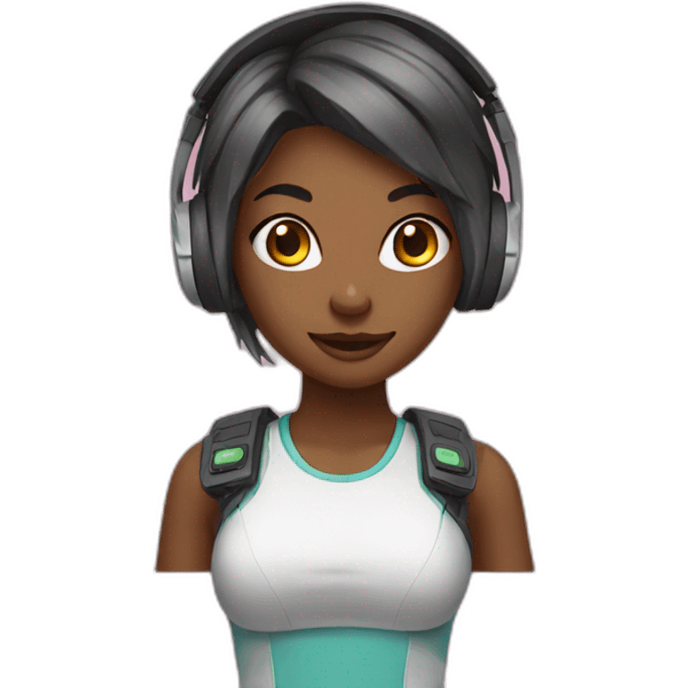 Gamer girl emoji