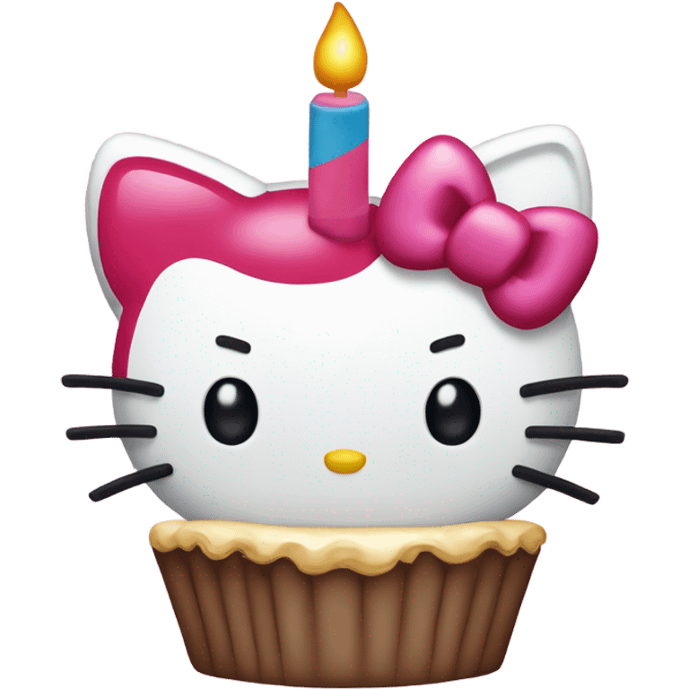 Hello kitty happy birthday  emoji