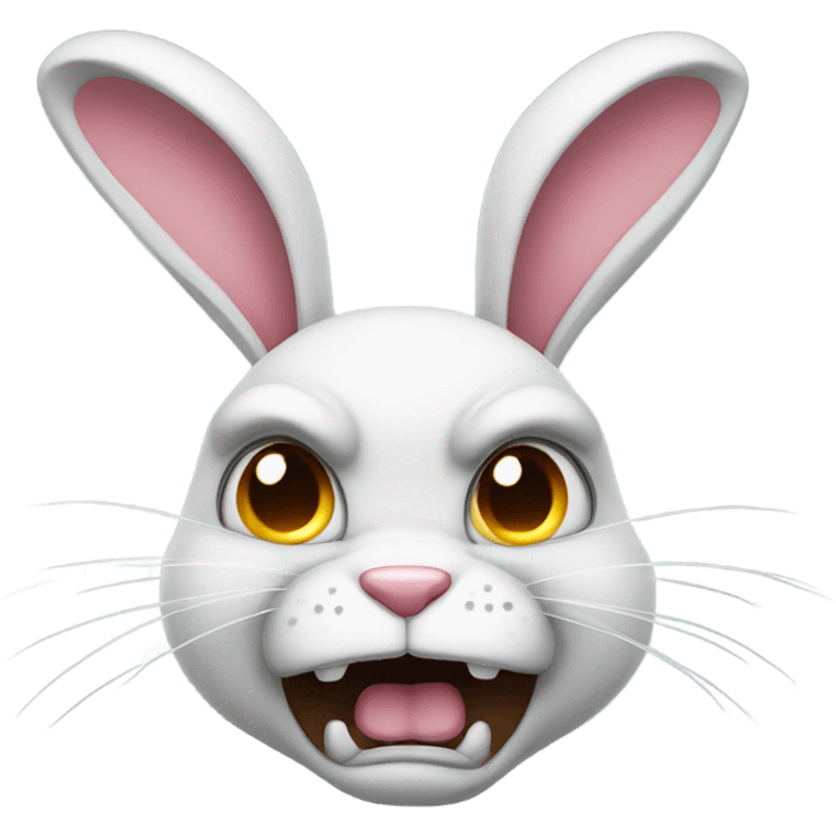 Angry bunny  emoji