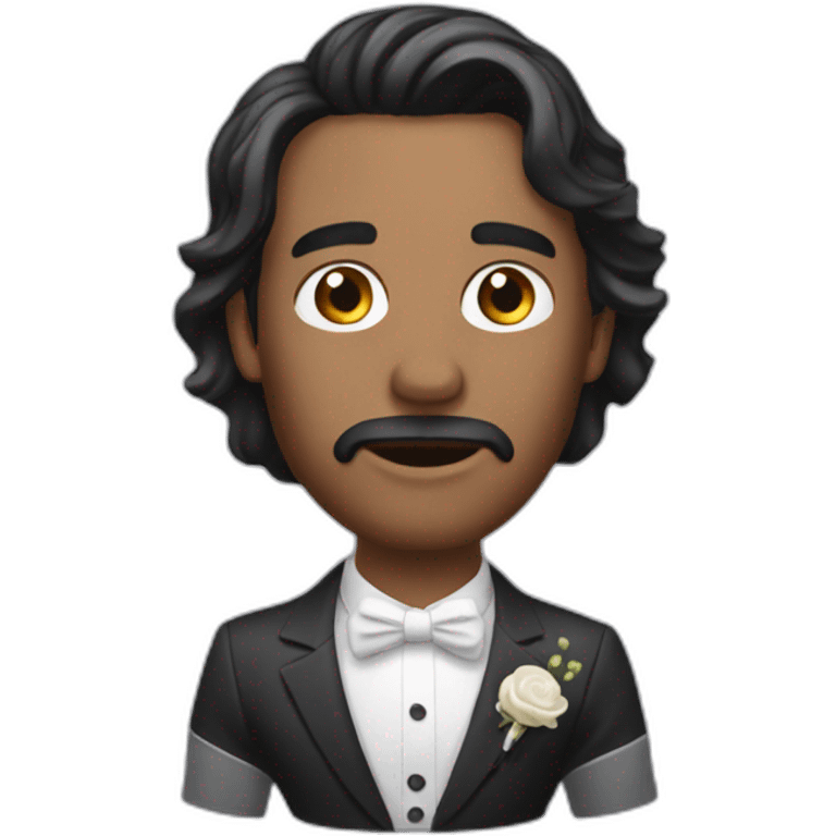 Homme menace la mariée emoji