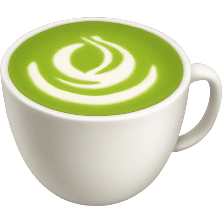 matcha latte cup emoji