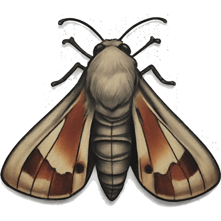 Moth tattoo emoji