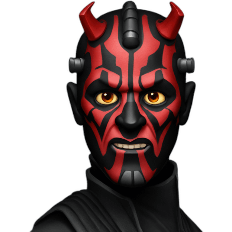 Darth Maul as Darth Vader emoji