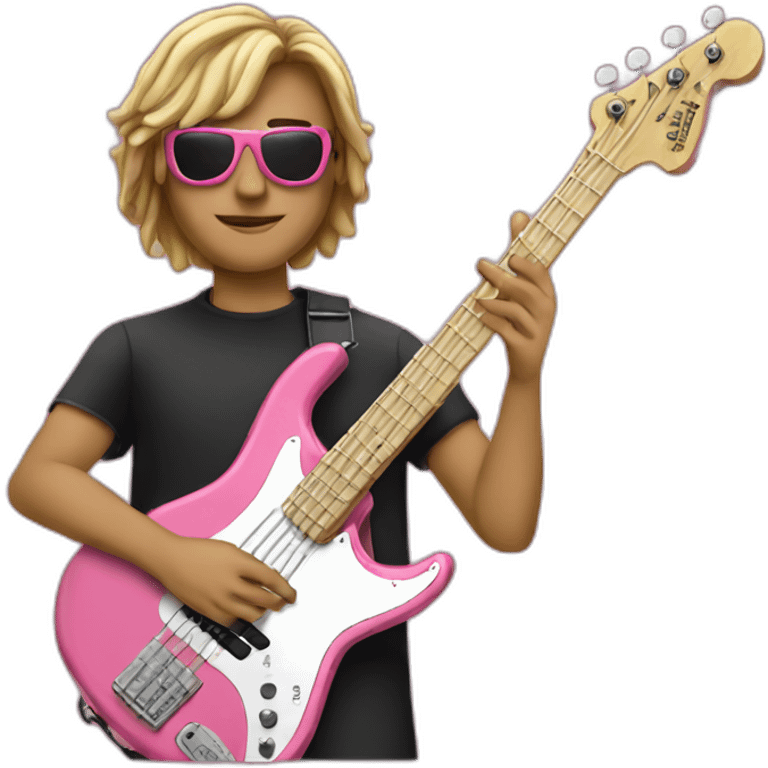 fingers_play-bassguitar-pink emoji