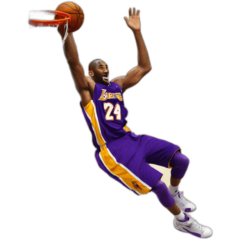 Kobe Bryant do dunk emoji