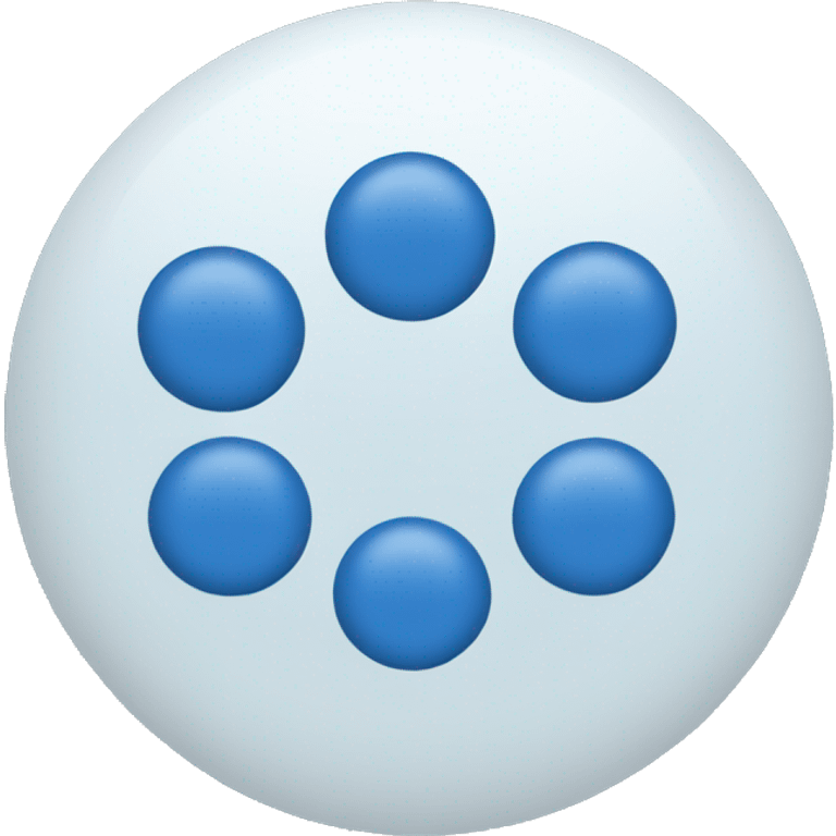 blue circle pill emoji