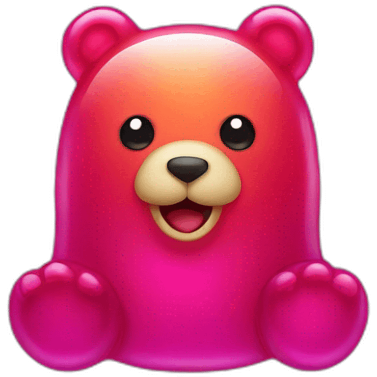 Jelly bear emoji