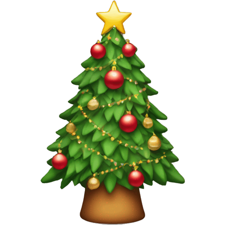 decorated Christmas tree emoji