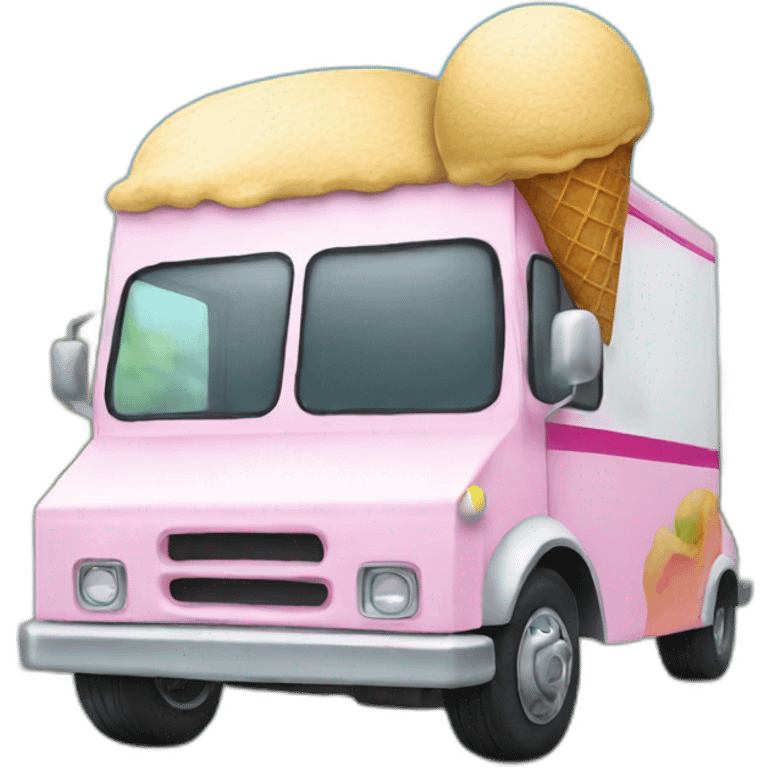 Ice cream truck emoji