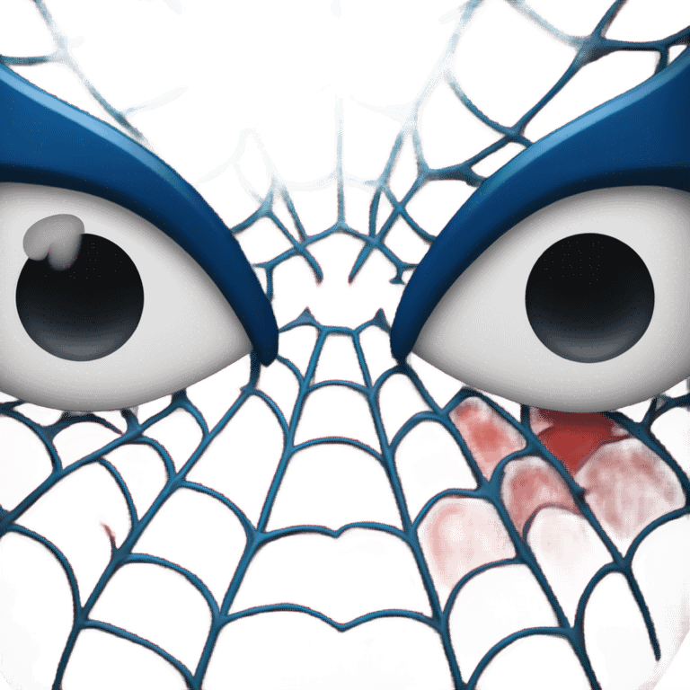 Spiderman face emoji