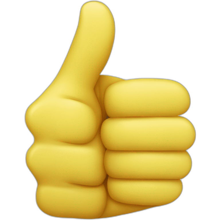 yellow thumbs up emoji