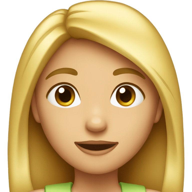 apple，girl emoji