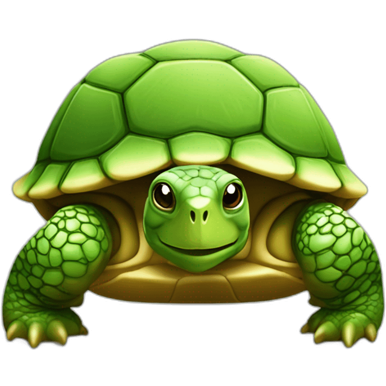 Tortue sur un lièvre emoji