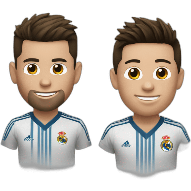 Ronaldo et messi emoji