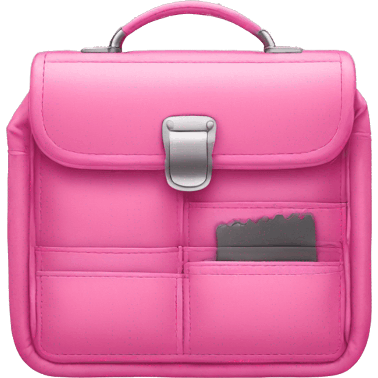 Bag Organizer pink emoji