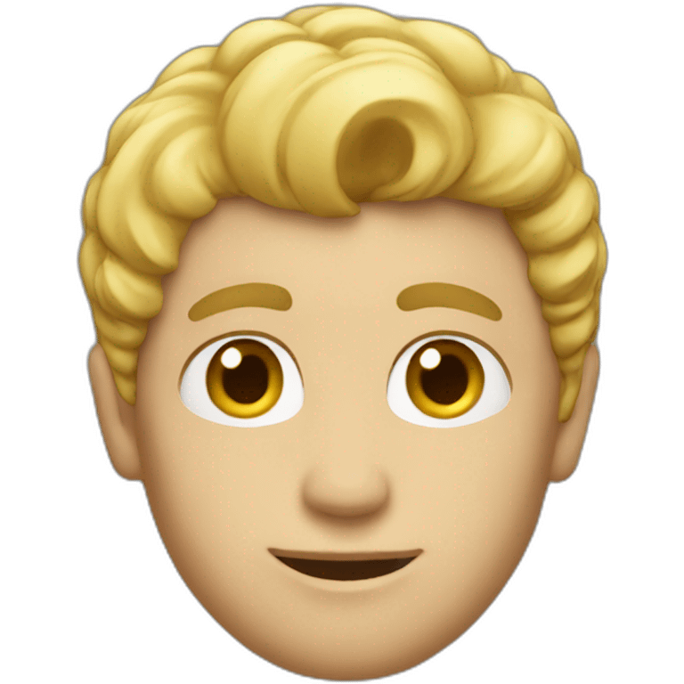 god with blond short hair emoji