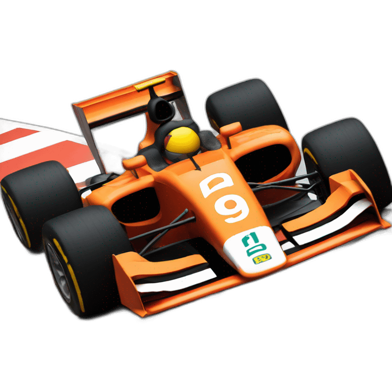 F1 racecar emoji