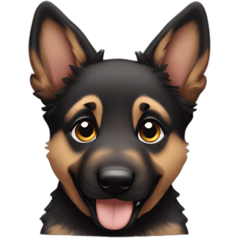 german shepherd puppy emoji