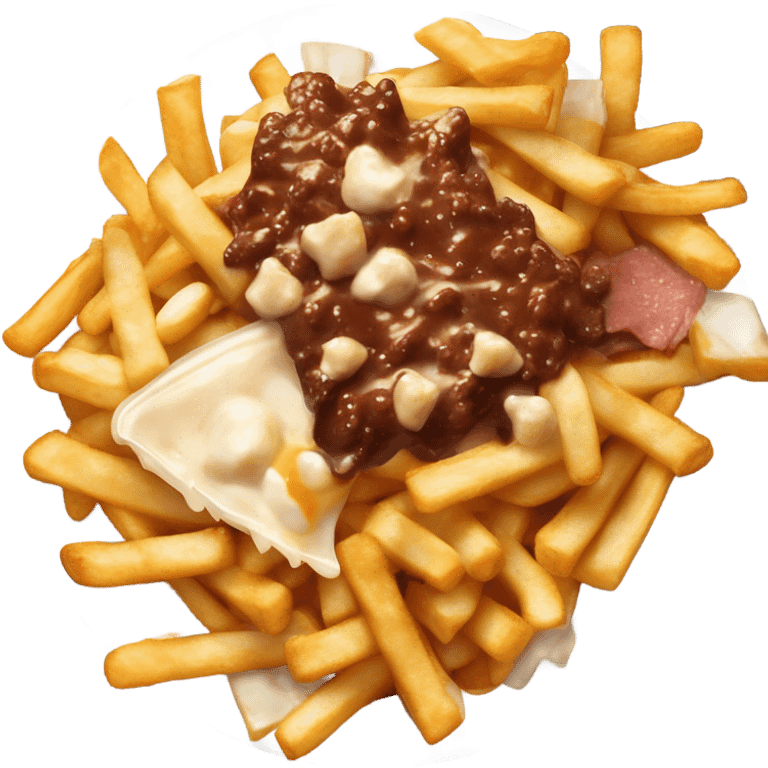 Poutine smoked meat emoji