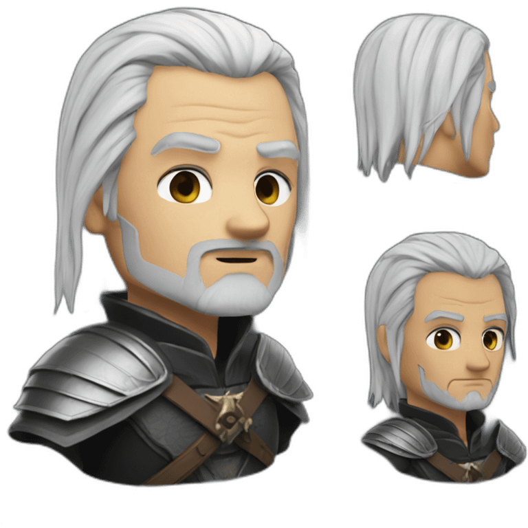 the witcher batman style emoji