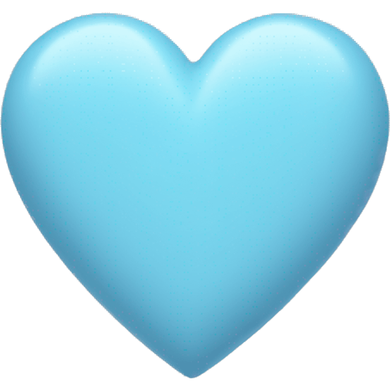 pastel blue heart emoji